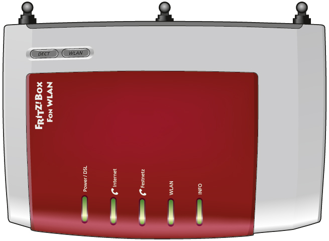 AVM FRITZ!Box Fon WLAN 7270, Zeichnung
